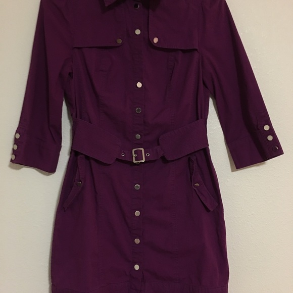 Purple Button Up coat/cardigan - Picture 3 of 7